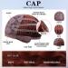 OUFEI Reddish Brown Curly Wig with Bangs | Short Synthetic Heat Resistant Wig for Women - Ideal for Daily Wear, Parties, and Cosplay - Buy Online on GoSupps.com