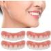 Buy Generic Smiling Braces for Upper False Teeth Veneers - 4 PCS | Cosmetic Tooth Covers for Perfect Smile - International Shipping - Buy Online on GoSupps.com