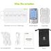 Buy Auvon TENS Device - Rechargeable Pain Relief with 24 Programs 2 Channels & 10 Premium Electrodes - International Shipping Available - Buy Online on GoSupps.com