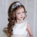 IYOU Mermaid Wedding Hair Vines Silver Pearl Headband Beads Princess Bridal Headpiece Hair Accessories for Flower Girls - Buy Online on GoSupps.com