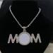 OralGos Sublimation Necklace - Unique Mom Pattern Heat Transfer Clavicle Chain Jewelry for Mother's Day - Perfect Gift! - Buy Online on GoSupps.com