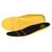 MEGAComfort Inc. unisex adult shoe insoles  Yellow black  Men s Size 6-7 Women Size 8-9 US