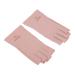 OKJHFD Manicure Gloves UV Protection Stretchy Breathable Fingerless Fiber Cotton Nail Lamp Gloves Gel Manicure Gloves Hand Skin Protection BLocking for Home Salon (Pink2) - Buy Online on GoSupps.com
