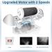 Rechargeable Callus Remover Electric Pedicure Kit - Professional Foot Care Set with 3 Roller Heads, 2 Speeds - For Cracked Heels and Dead Skin - Power Display - Travel/Home Use - White - Buy Online on GoSupps.com