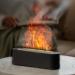 Flame Diffuser Upgrade 7 Colour Lights Essential Oil Diffuser Super Quiet Aromatherapy Diffuser Electric Aroma Diffuser Waterless Auto-Off for Home Office Room Black