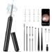 Ear Wax Removal  Ear Cleaner with Camera  Ear Wax Removal Tool Kit with Light  Ear Cleaning Kit with 1080P  Ear Cleaning Kit for iPhone  iPad  Android Phones Black