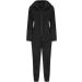 oelaio Women's Butt Button Back Flap Pajamas Functional Buttoned Flap Rompers Long Sleeve Bodycon Rompers Onesies Black Small - Buy Online on GoSupps.com