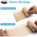 LotFancy Self Adhesive Bandage Wrap 6 Pack - 4 x 5 Yards Non Woven Cohesive Bandage Tape for Sprains - Tan Color - 4x180 Inch, Pack of 6 - Buy Online on GoSupps.com