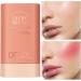 Moisture Blushess Stick | Blushes Stick for Cheeks | Rotating Design Natural Cheek Tint Waterproof Makeup Blushes for Mature Skin Littryee 03 - Buy Online on GoSupps.com