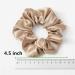 6 Pcs Silk Hair Scrunchies Hair Ties Set - Classic Color Hair Elastic Bracelet Ponytail Holders for Women and Girls - 4.5 Inch (Pack of 6) - Buy Online on GoSupps.com