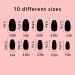 SIUSIO 24Pcs Medium Ombre Coffin Nails - Red Wine Full Cover Press On Nail Art Tips for Women and Girls - Buy Online on GoSupps.com
