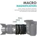 Movo MT-S68 3-Piece AF Chrome Macro Extension Tube Set for Sony Alpha DSLR Camera - A-Mount Lens System (12mm, 20mm, 36mm) - Ideal for Close-Up Photography - Buy Online on GoSupps.com