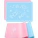 Non-Slip Silicone Kids Placemats Set - Space and Jungle Theme | 2 Pieces 40 x 30 cm Heat-Resistant & Washable - Buy Online on GoSupps.com