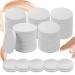 SMGSP 50 Pieces White Round Makeup Sponge Powder Puffs  Cosmetic Sponge Round Foam Pad  Makeup Beauty Eye Face Foundation Blender Suitable for All Skin Types  Wet and Dry Dual Use