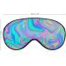 Colorful Psychedelic Trippy Art Sleep Mask for Women - Adjustable Eye Shades with Elastic Strap for Ultimate Comfort - Buy Online on GoSupps.com