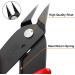 BOENFU Cable Tie Flush Cutter Small Wire Cutters 5 Pack 5 Inch Precision Wire Clippers Hobby Snips Side Cutting Pliers for Jewelry Making Electronics Red Red ( 5 Pack ) - Buy Online on GoSupps.com