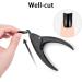 JeoPoom Professional Nail Clipper Acrylic Tips Cutter - Black | Manicure Pedicure Trimmer Tool - Buy Online on GoSupps.com