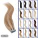Elailite Tape Extensions - Real Human Hair 20pcs Remy Tape In Extensions 30cm 40g #12/613 Golden Brown & Blonde - Buy Online on GoSupps.com