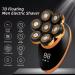 Head Shavers for Bald Men - 5 in 1 Waterproof Electric Razor & Trimmer | Rechargeable 7D Floating Blade Shaver (Golden-Pro-Box - Buy Online on GoSupps.com
