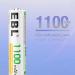 Buy EBL Rechargeable AAA Batteries 8 Pack - 1100mAh NiMH with AA / AAA Battery Charger | International Shipping Available - Buy Online on GoSupps.com