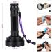 128 LEDs UV Flashlight with Protective Glasses - 395nm UV Light for Detecting Scorpions Pet Urine & Counterfeit Money - Buy Online on GoSupps.com