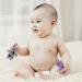 Robot Shape Silicone Teething Toys for Babies 3-12 Months | BPA Free Chew Toys Pack - Gray+Purple A Style - Buy Online on GoSupps.com