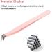 FADLASH 90 Degree Curved Volume Lash Extension Tweezers for Professional Artists - Ideal for Larger Fans - Fiber Tip 90 Tweezer - Buy Online on GoSupps.com