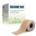Silicone Scar Sheets 1.6  x 120  Tape Roll  Keloid Bump Removal Strips  Scar Reducing Treatments for Surgical Scars  Burn  Tummy Tucks  Acne  C-Section  Stretch Mark Patch Away Wound Bandages 1.6x120