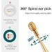 TARVIT Earwax Removal Products - 360 Massage Ear Picker & Flexible Ear Canal Cleaner | Best Ear Care Tools for Effective Ear Wax Removal - Buy Online on GoSupps.com