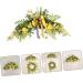 Alipis 2pcs Simulation Flower Door Hanging Garland Eucalyptus Plant Household Lemon Adorn Wall Hanging Yellowx2pcs 60x30cmx2pcs - Buy Online on GoSupps.com