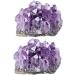 FOMIYES 6 Pcs Natural Crystal Cluster Crystal Stone Adorn Accessories Amethyst Cluster Natural Minerals - Buy Online on GoSupps.com