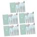 Beavorty 5 Sets Travel Makeup Brushes Soft Makeup Brush Eyeshadow Ladies Suits Women Makeup Supplies Girl Makeup Brush Girls Lip Brush Miss Portable Cosmetic Brush Fiber Wool