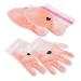 Beavorty 2 Pairs Wax Gloves Dry Hands Gloves Wax Socks Heat Hand Mitt Hand feet Wax Covers Plastic Liner Bags spa Mitts Wax Hand Covers Paraffin Wax Supplies Portable