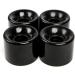 FREEDARE 58mm Skateboard Wheels 82a + ABEC-7 Bearing Steel and Spacers Cruiser Wheels (Pack of 4) Black - Buy Online on GoSupps.com