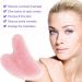 Rose Quartz Gua Sha Massage Tool for Facial & Body Spa | Jade Stone Gua-Sha Treatment for Trigger Point Acupressure Relief - Buy Online on GoSupps.com