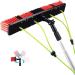 Photovoltaic Panel Cleaning Water Fed Telescopic Brush Window Clean Extendable Cleaner Conservatory Roof Cleaning Tools Brush Head (Color : 9m Rod Size : 50Cm Brush Head) (9m Rod 30Cm Brush H 9m Rod 30Cm Brush Head