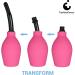 TopQuaFocus 10oz Silicone Enema Bulb Kit | Colon Cleaning Comfort | 4.8'' Tips | 294ml-red - Buy Online on GoSupps.com