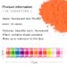 Neon Phosphor Pigment Powder Set for Nail and Eye Art - Fluorescent Glitter Dust for Manicure Decoration - (C) - Buy Online on GoSupps.com