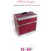 Buy N&BF Professional Large Aluminum Makeup Case - Lockable Multi-Compartment Beauty Case (Pink) | International Shipping - Buy Online on GoSupps.com