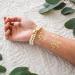 Classic Hearts Set of 10 Premium Metallic Gold Foil Temporary Flash Tattoos - Ideal for Wedding, Bridal Shower, Bachelorette Party Favors and Supplies - Buy Online on GoSupps.com