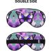 Purple Butterfly Double-Sided Sleep Eye Mask | Comfort Soft Blindfold with Adjustable Strap | Light Blocking for Perfect Rest - Buy Online on GoSupps.com