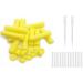 Zison 12 Sets Yellow Essential Oil Inhaler Sticks with Droppers - Aromatherapy Nasal Inhalers (12 Complete Sticks) - Buy Online on GoSupps.com