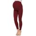 Annes styling Women s Maternity Leggings with Over Bump Support Full Length 90 DEN 12-14 Tawn Port