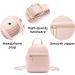Mini Leather Backpack Purse for Girls and Women - Small Blue Shoulder Bag - Buy Online on GoSupps.com