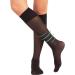 Calcitaly Medium Compression Knee Support Stockings - 3 Pairs | 8 mmHg | Black & Skin Color | Italian Quality | Sizes 35-38 39-42 | 40 Denier - Buy Online on GoSupps.com