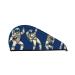 Disco party Astronaut Dancing Microfiber Hair Towel Soft Super Absorbent Hair Towel Wrap for Women Coral Velvet Quick Dry Hair Cap for Long Curly and Thick Hair