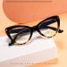 XINGNIAN Oversized Cat Eye Reading Glasses for Women - Fashionable Tortoise Blue Light Blocking Readers 1.5x - Buy Online on GoSupps.com