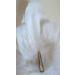 2PCS Girls Heart-shaped Feather Hair Clips - White Wedding Hair Accessories - Buy Online on GoSupps.com