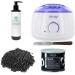 Anyskin Depilation Kit Wax Warmer + Black Brazilian Beans Wax 1kg + steel spatula + Anyskin after wax-professional epilation