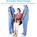 Patient Lift Stair Slide Board - Double Handle Design - Wheelchair Lift Sling with Shoulder - Transfer Seat Pad for Medical Mobility - Emergency Transport Belt - Buy Online on GoSupps.com